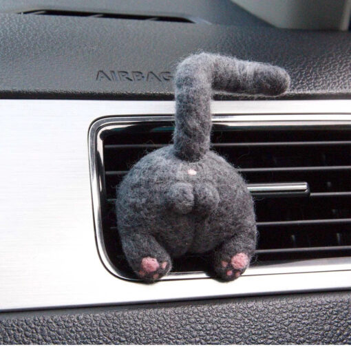 Custom 3D Needle Felting Car Pet Decor - Image 2