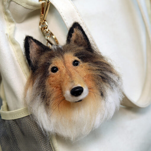 Customized 3D Needle Felting Pet Keychain - Image 2