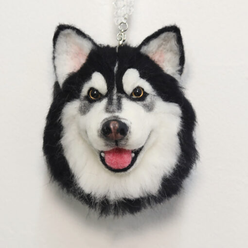 Customized 3D Needle Felting Pet Keychain