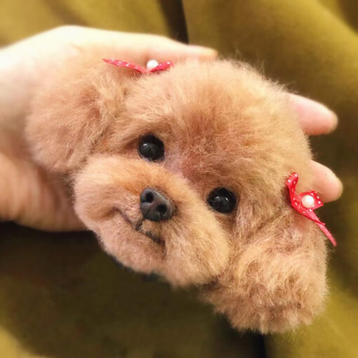 Customized 3D Needle Felting Pet Keychain - Image 5